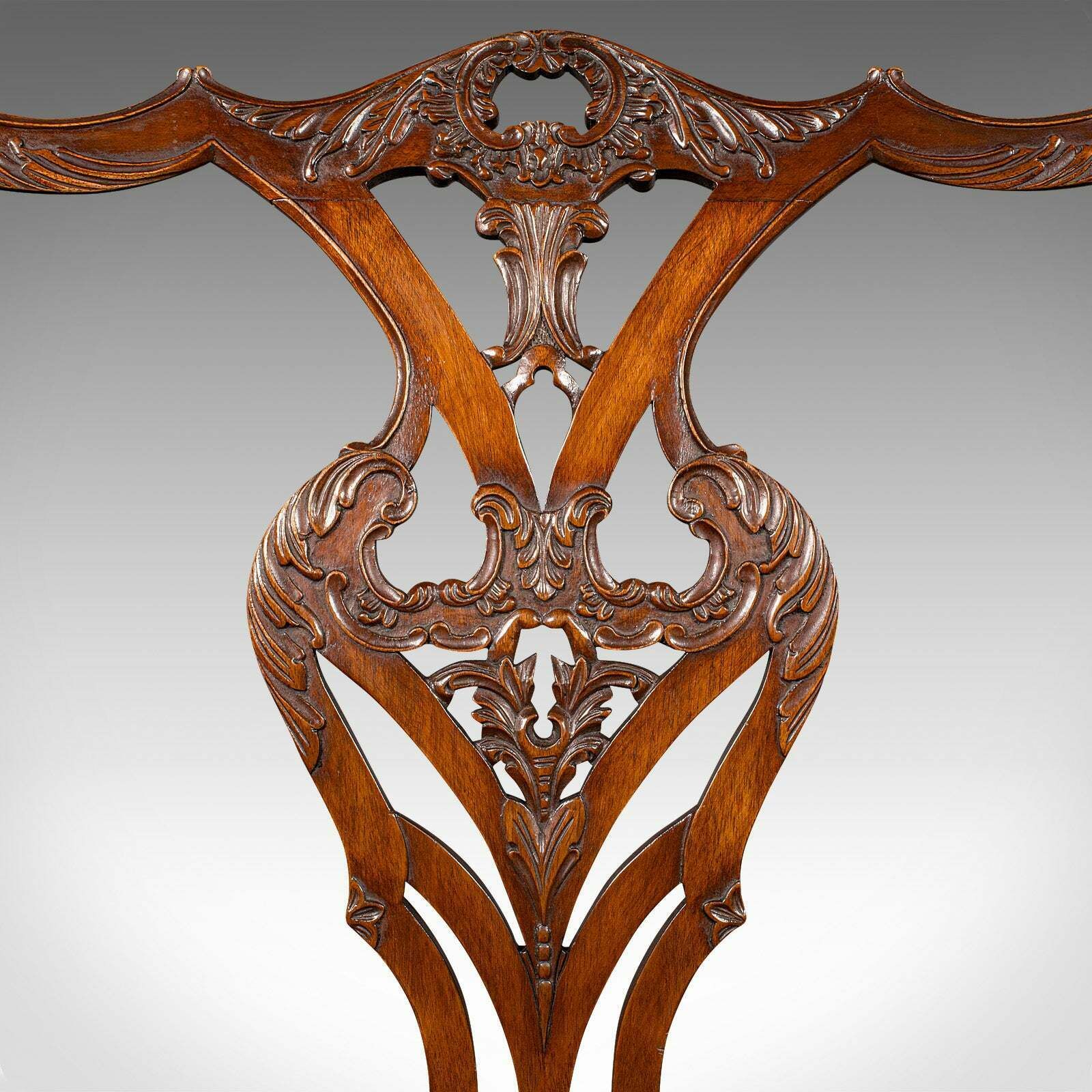 photo for sale Antique Gentleman's Drawing Room Armchair, English, Chippendale Taste, Victorian