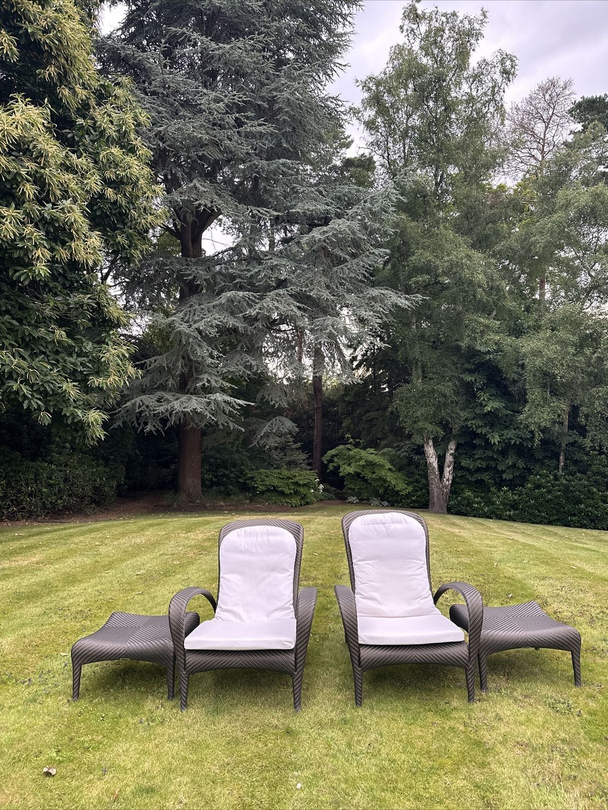 Dedon Sun Lounges Pair