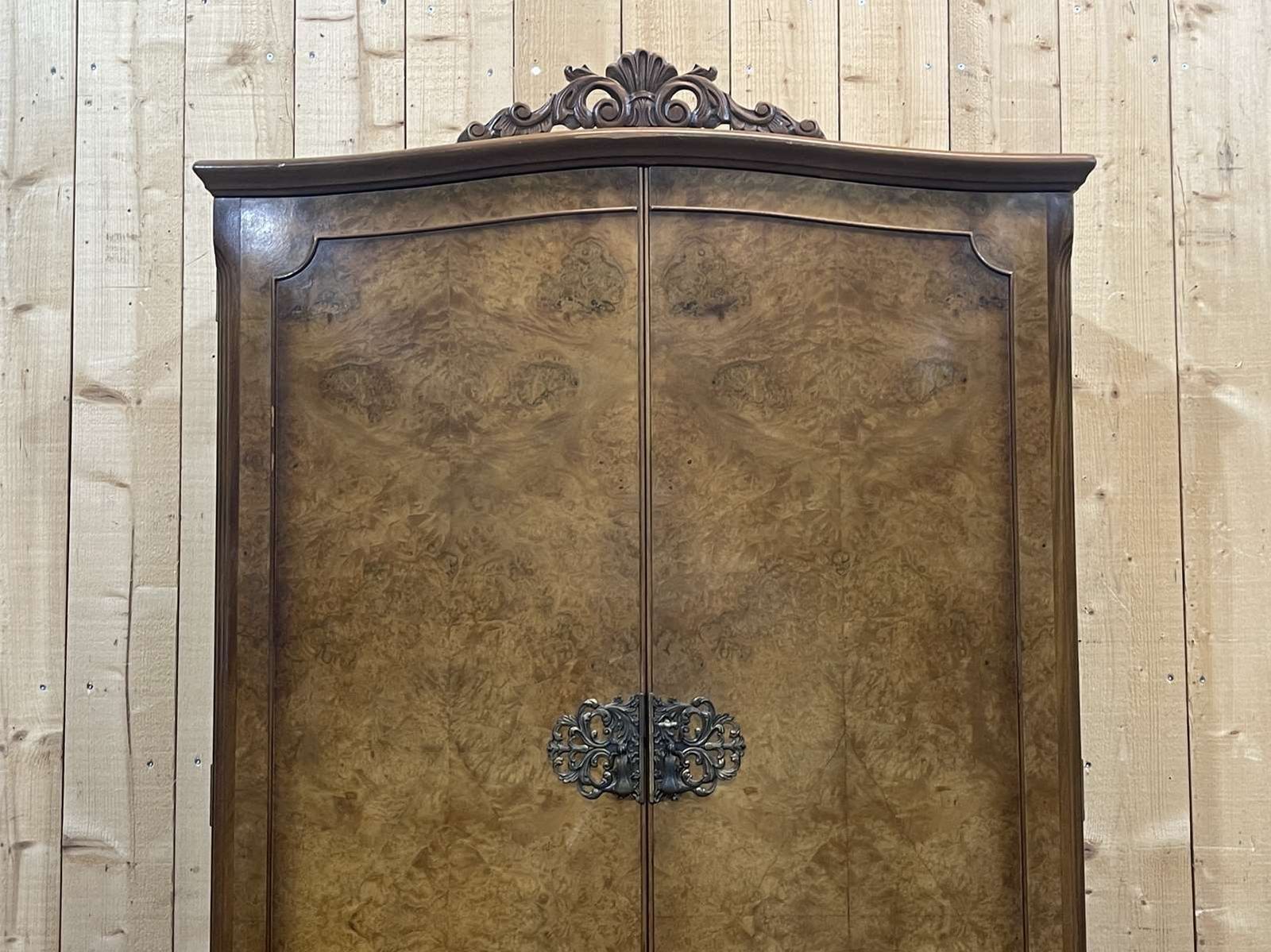 English Walnut Burr Cabinet, Work From The 1950s photo Furniture