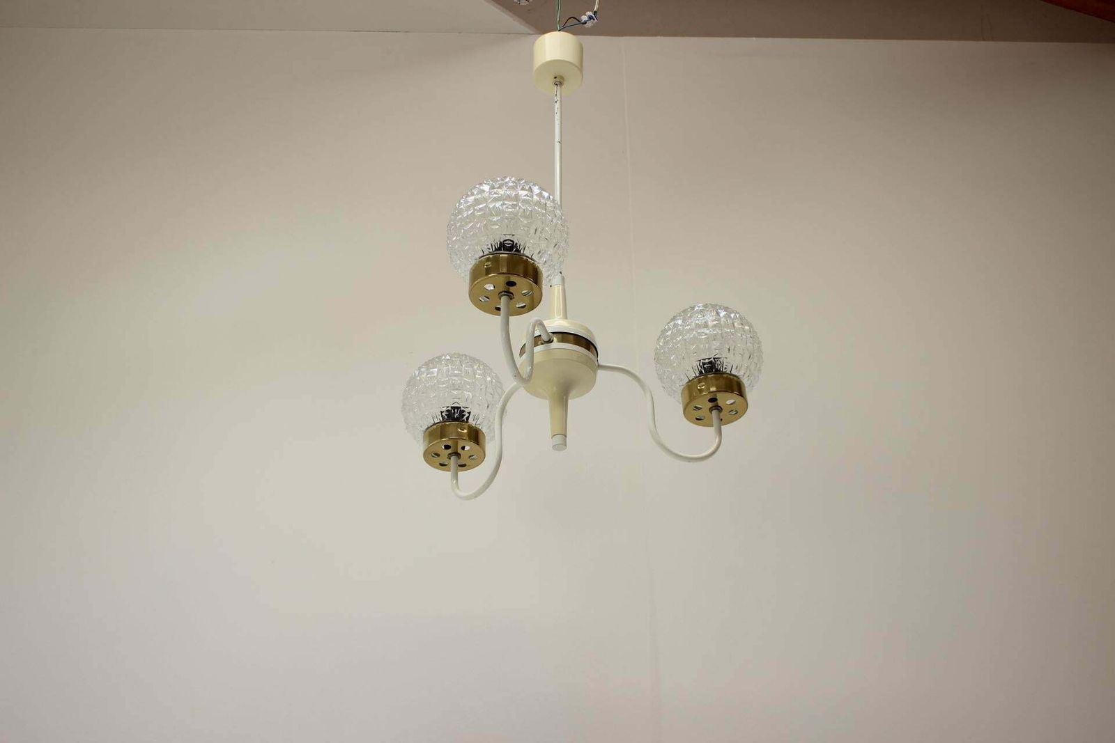 Mid Century Chandelier By Instala Jilove U Decina, 1960's, Czechoslovakia photo for sale
