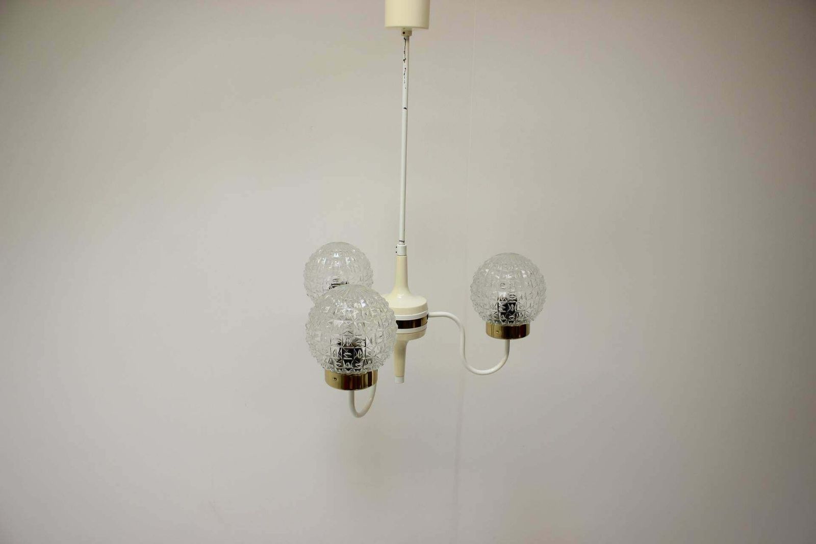 Mid Century Chandelier By Instala Jilove U Decina, 1960's, Czechoslovakia photo Lighting