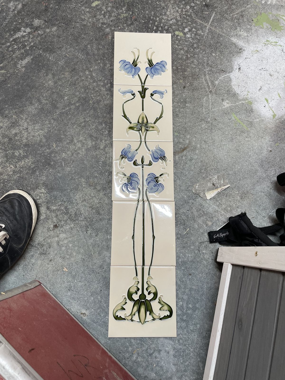 Original Cast Iron Fire Surround/Insert photo for sale