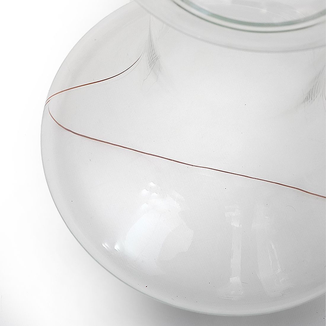 560.0 “Party” Transparent Glass Vase By Renato Toso For Fratelli Toso, 1970s photo