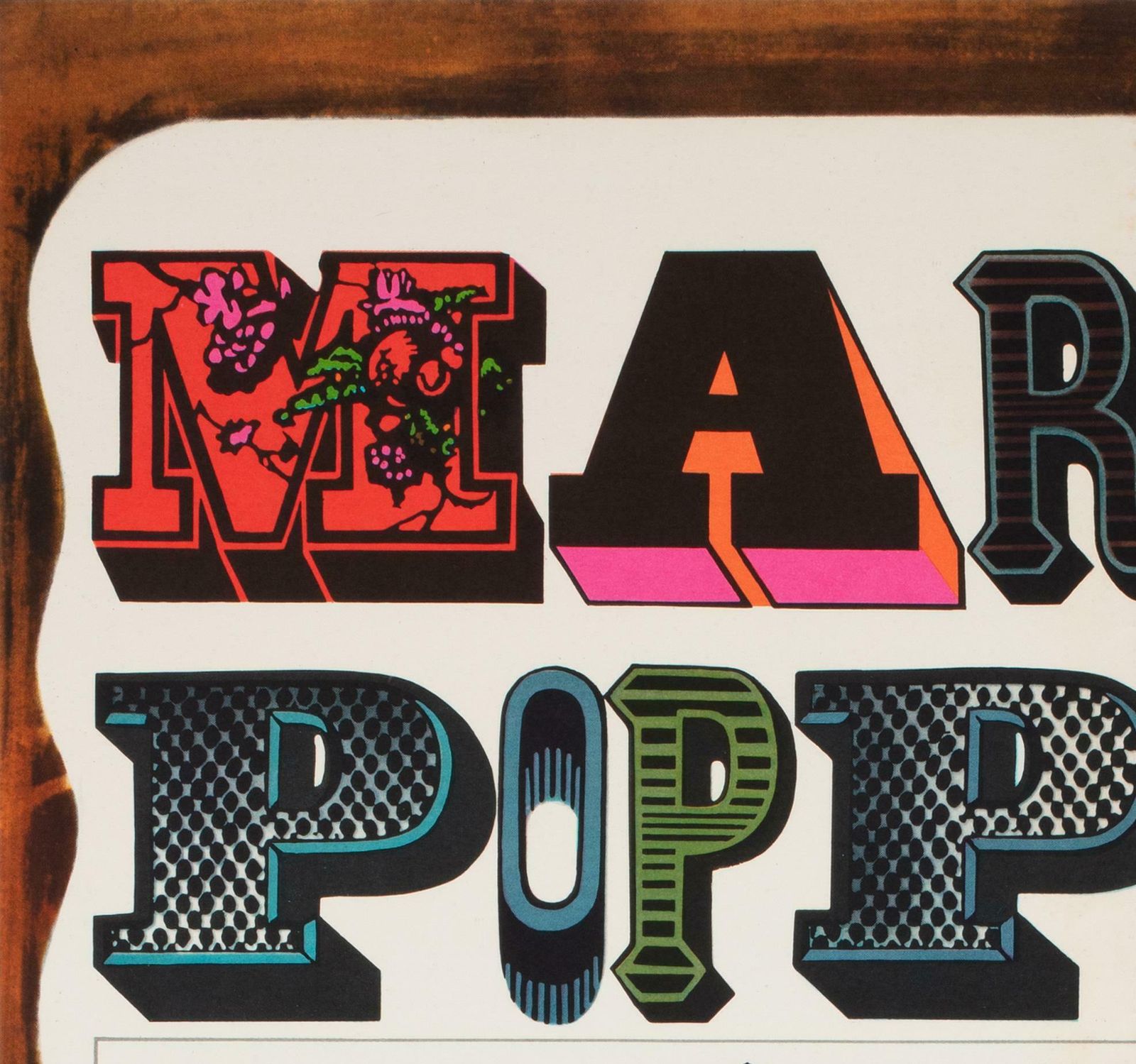 Mary Poppins 1969 Czech A1 Film Poster, Eva Galova photo for sale