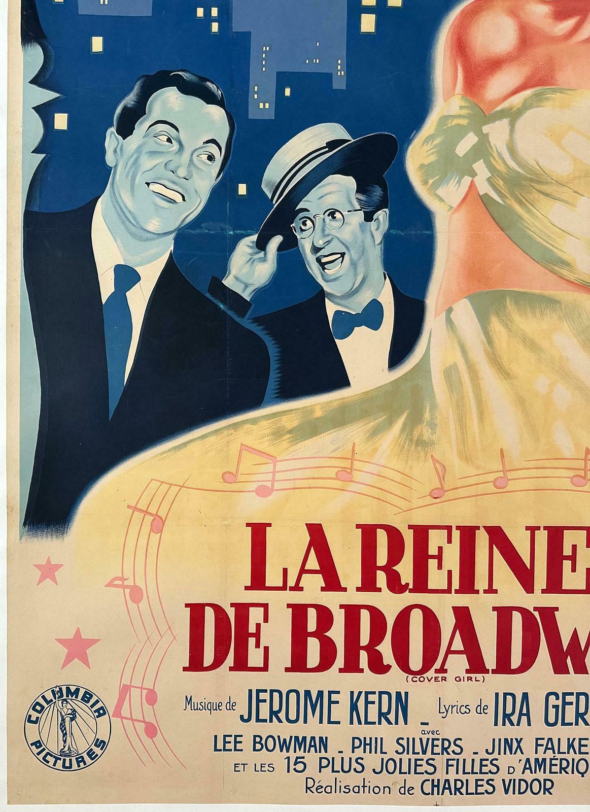 Cover Girl 1947 French Grande Film Movie Poster, Guy Gerard Noel photo 3525.0