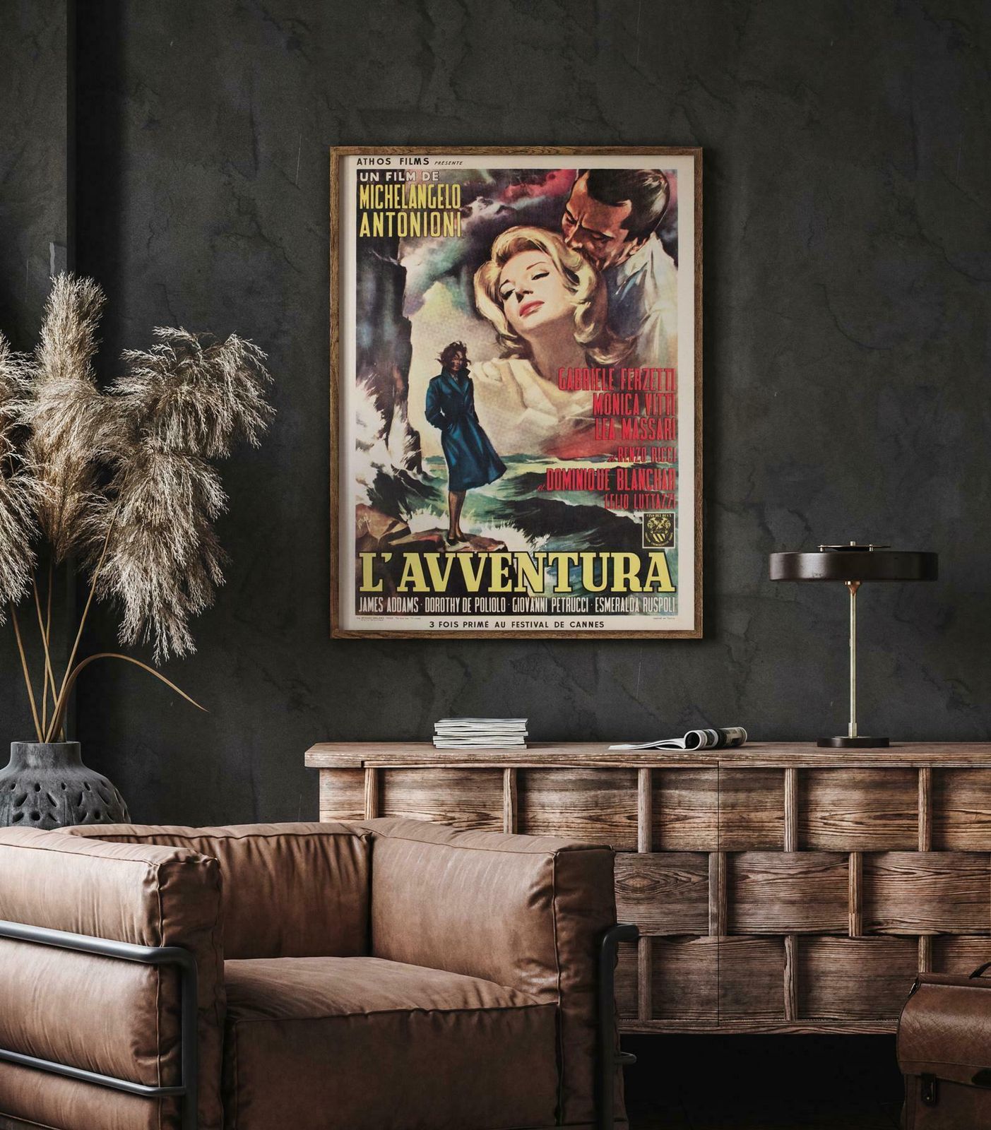 L'avventura 1960 French Moyenne Film Poster, Carlantonio Longi photo furniture