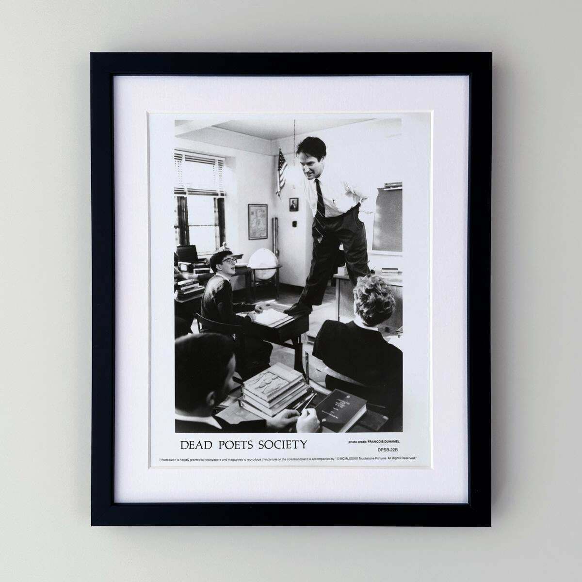 Dead Poet Society Publicity Film Still 1989 Framed photo furniture