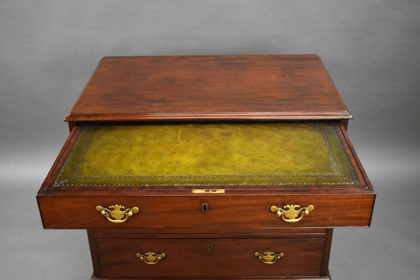 George II Mahogany Dressing Chest Of Drawers photo for sale