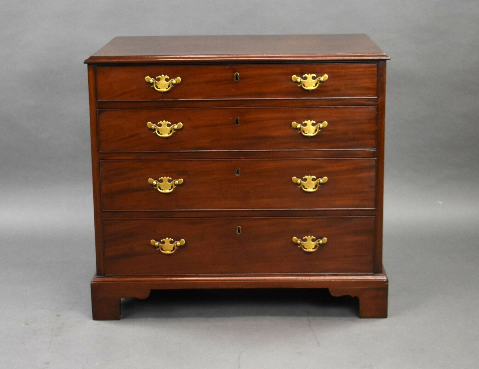 George II Mahogany Dressing Chest Of Drawers photo Furniture