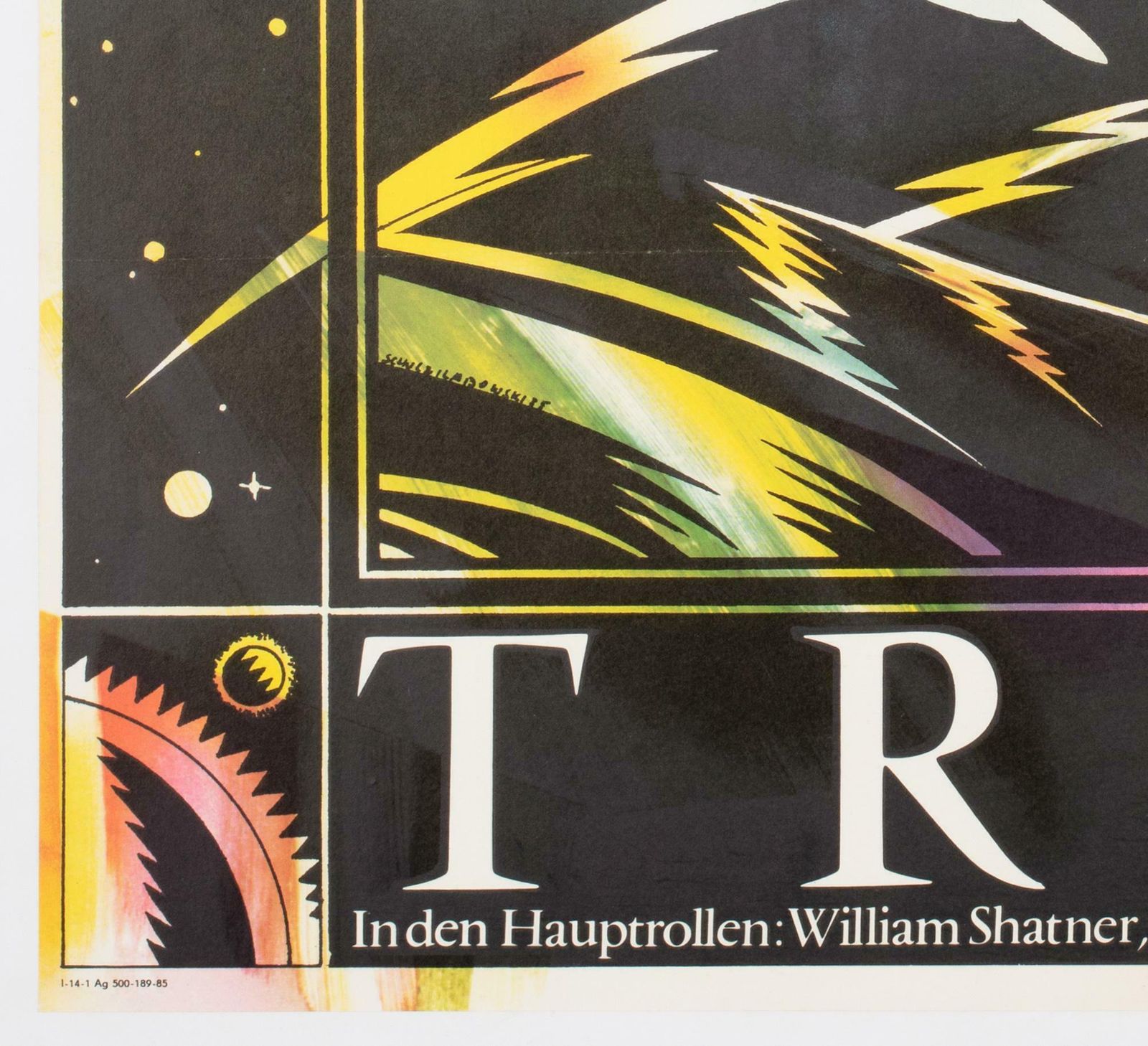 Star Trek Original East German Film Movie Poster, 1985, Schulz Ilabowski photo buy