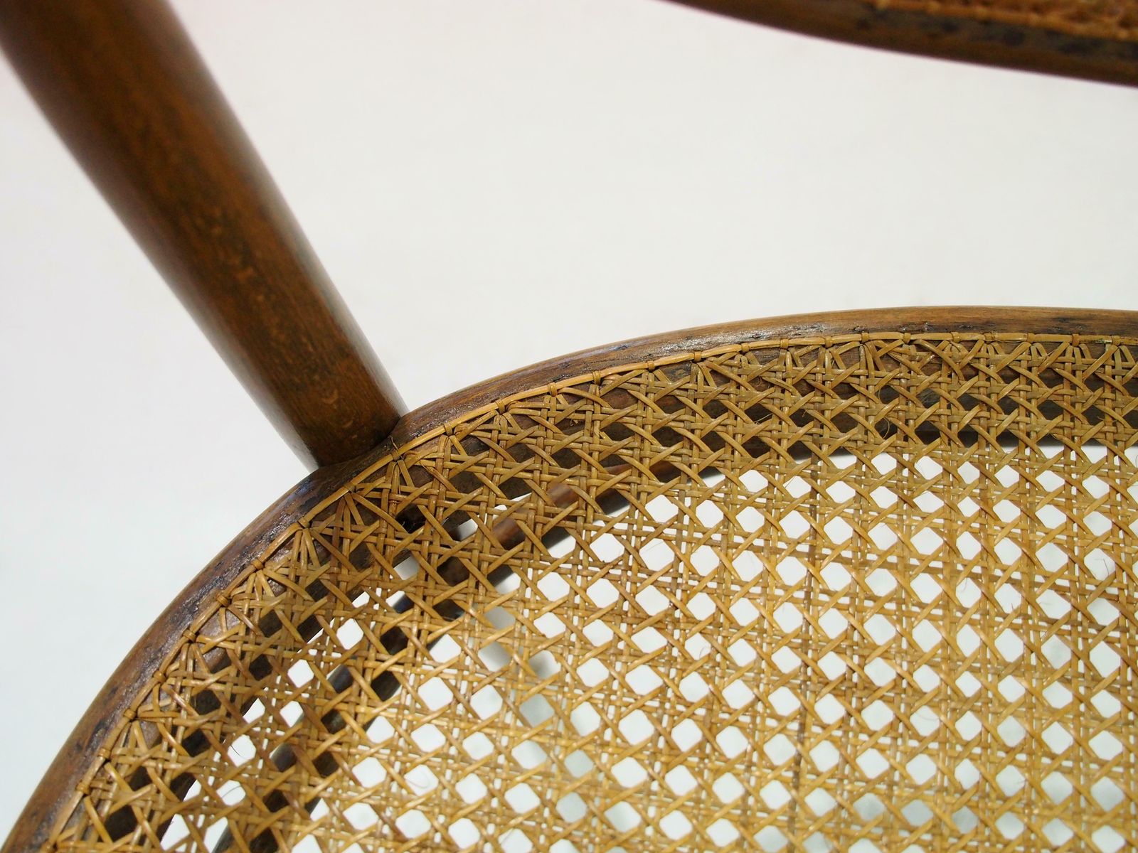 Furniture Vienna Secessionist Bentwood And Rattan Settee By Thonet Brothers photo