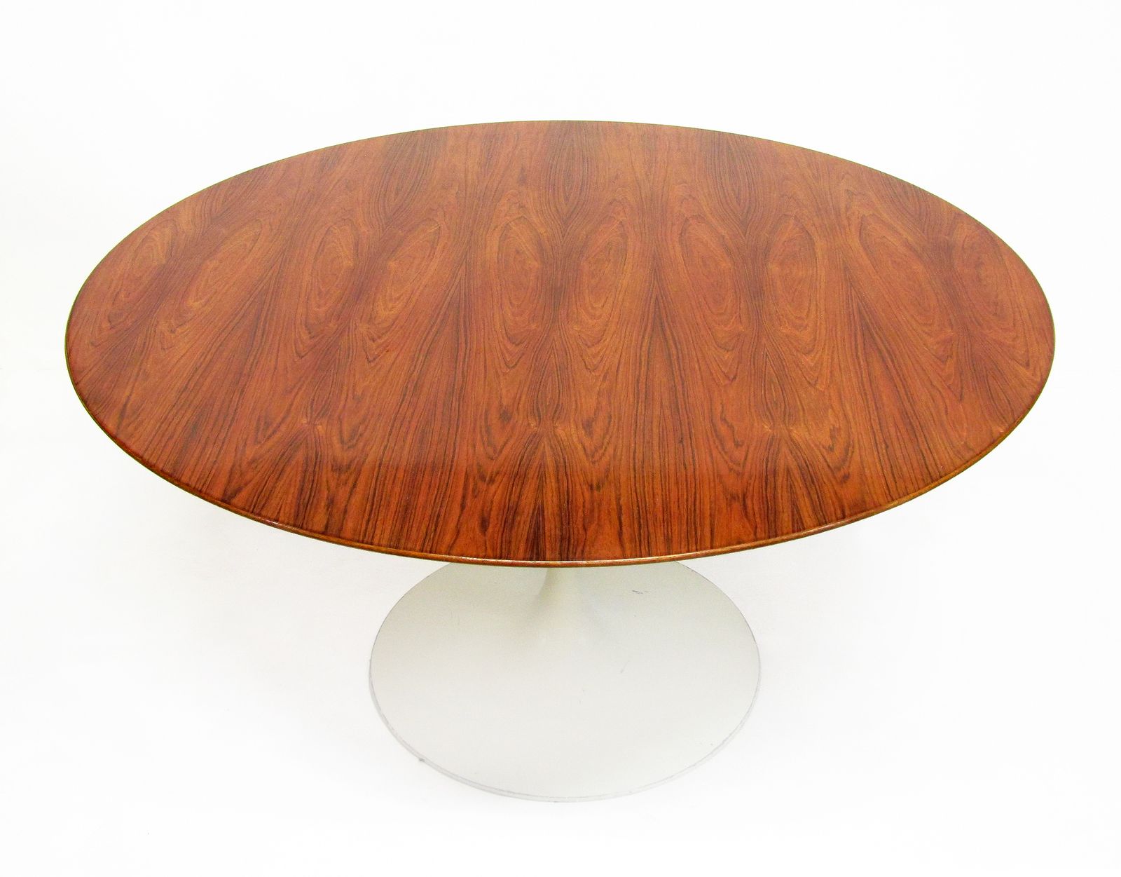 1970s Space Age "Tulip" Dining Table & Six Chairs Set  In Rosewood By Eero Saarinen For Knoll photo furniture