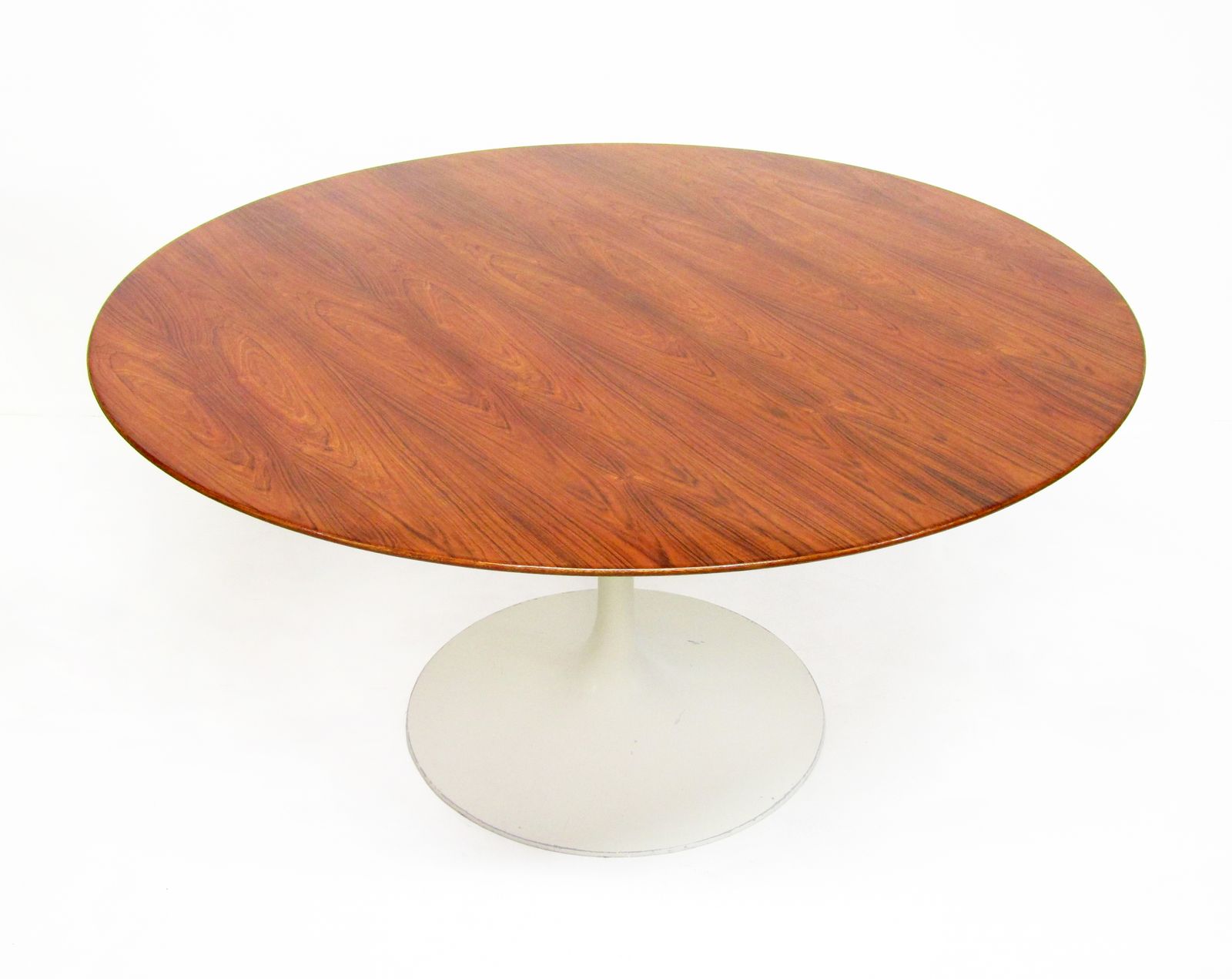 1970s Space Age "Tulip" Dining Table & Six Chairs Set  In Rosewood By Eero Saarinen For Knoll photo vintage