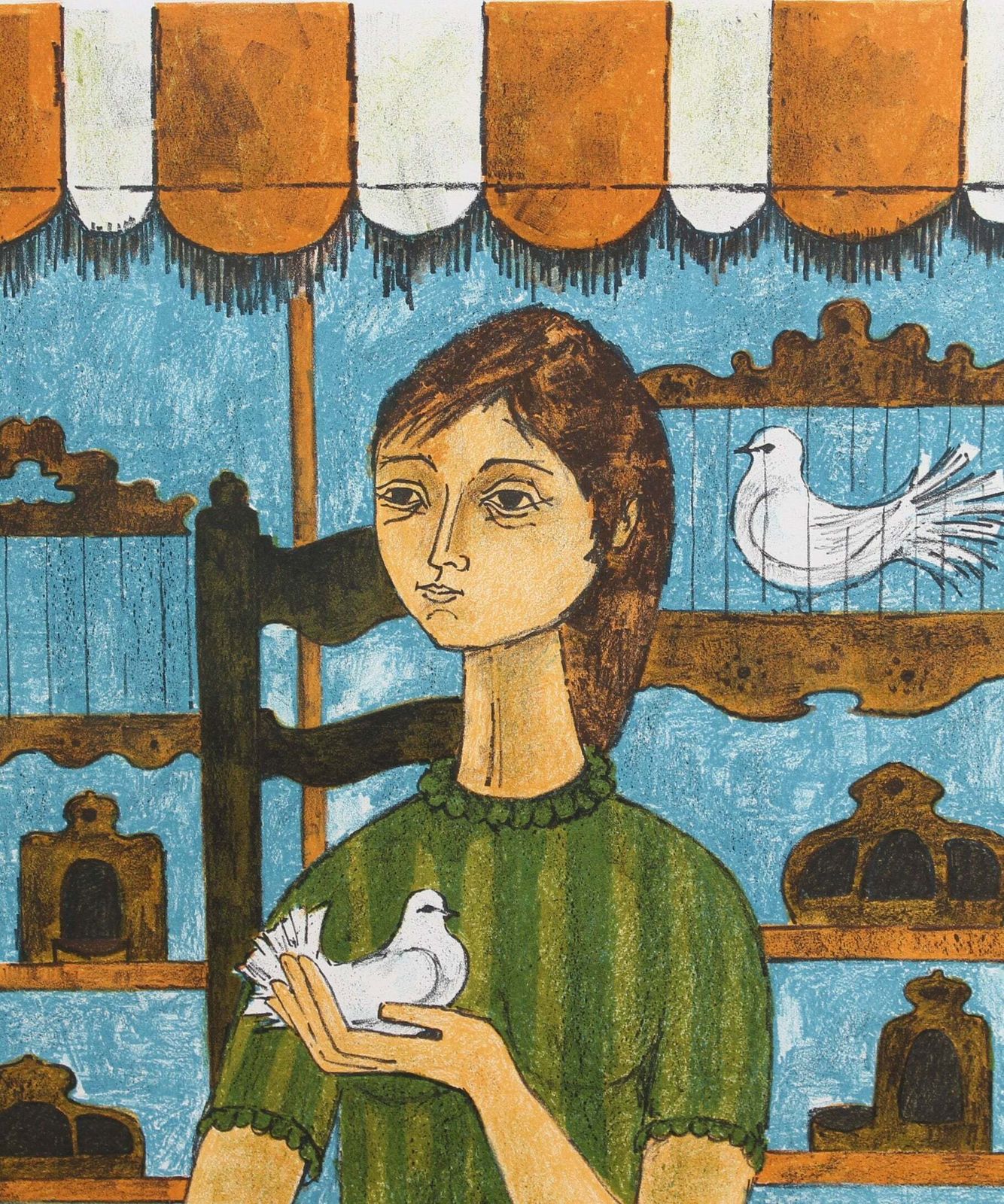 'Melancholic Muses II' By Vincenç Caraltó (Circa 1960s) photo Art