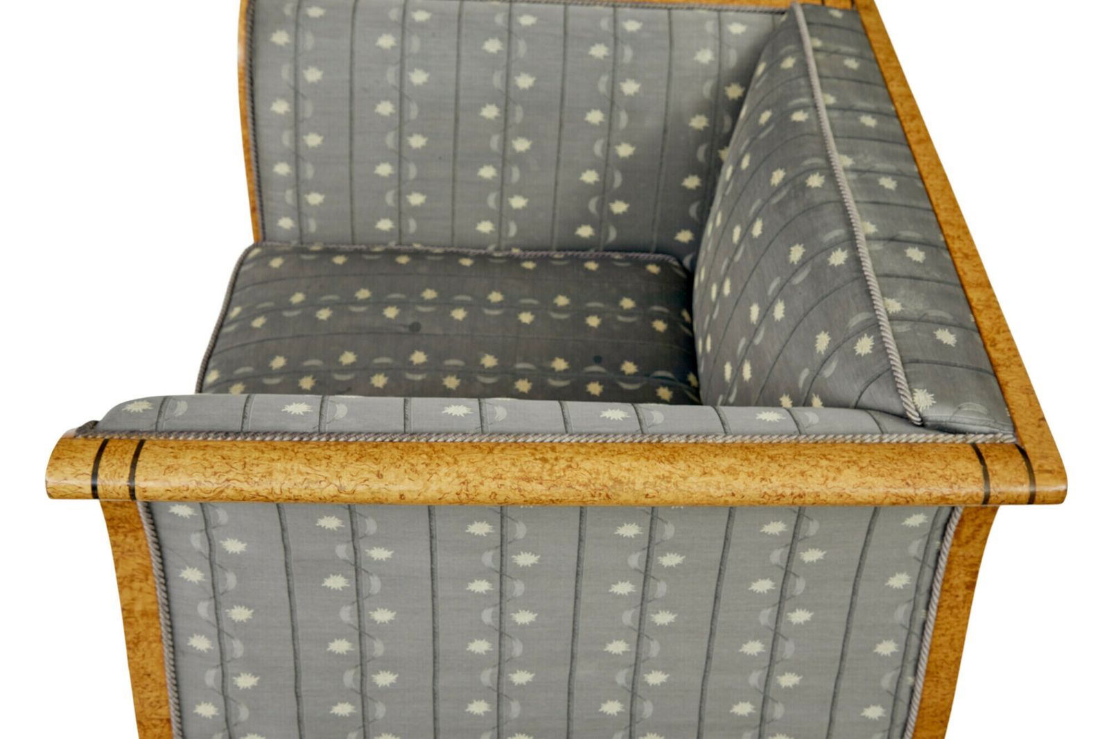 Fine Quality Pair Of Art Deco Burr Birch Club Armchairs photo furniture