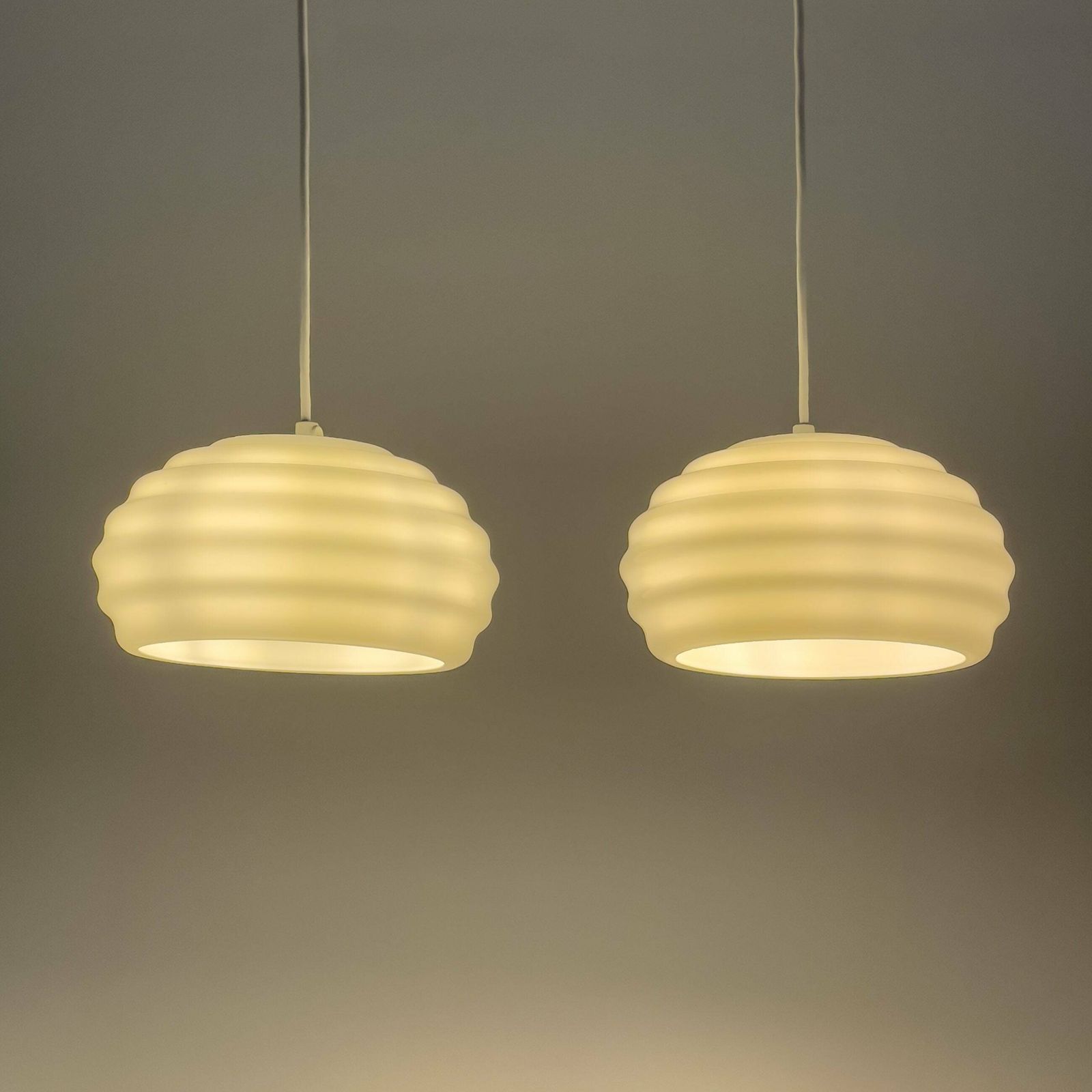 Hand Blown Verner Panton Lamps By Holmegaard photo vinterior