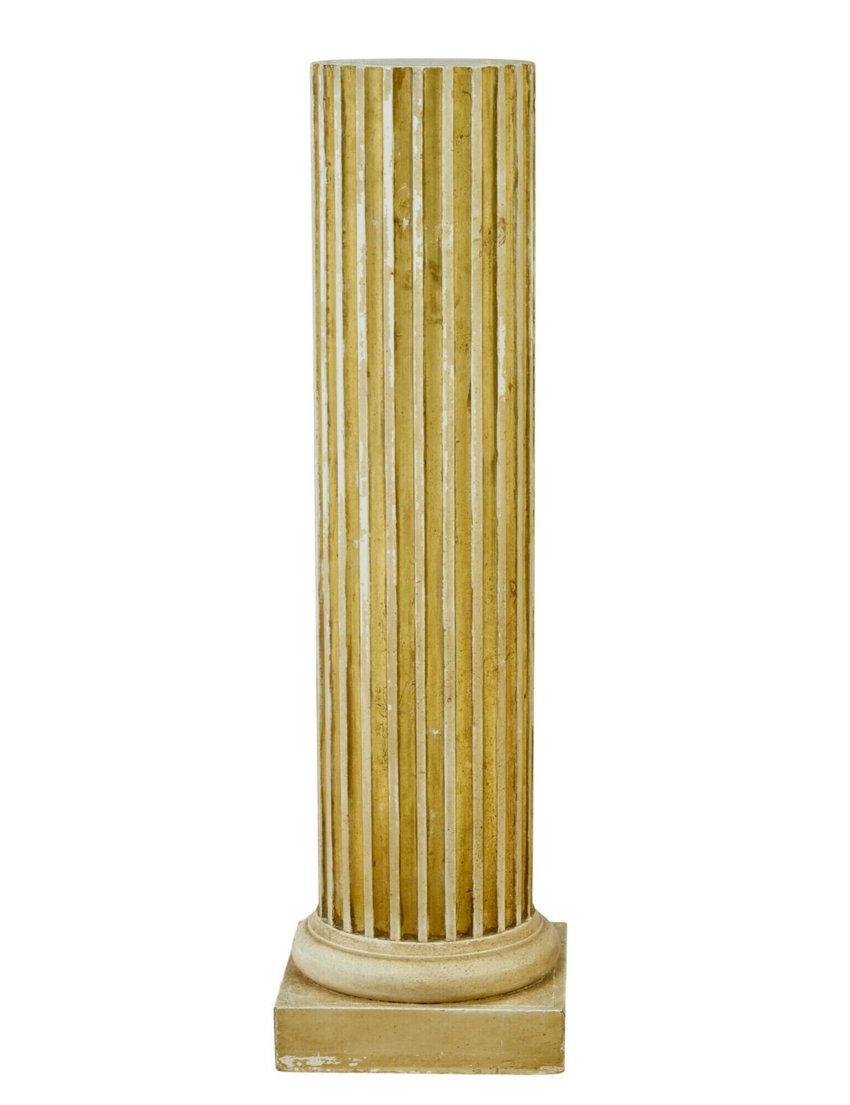 Early 20th Century Scandinavian Gilt Pedestal Column photo 2085.0