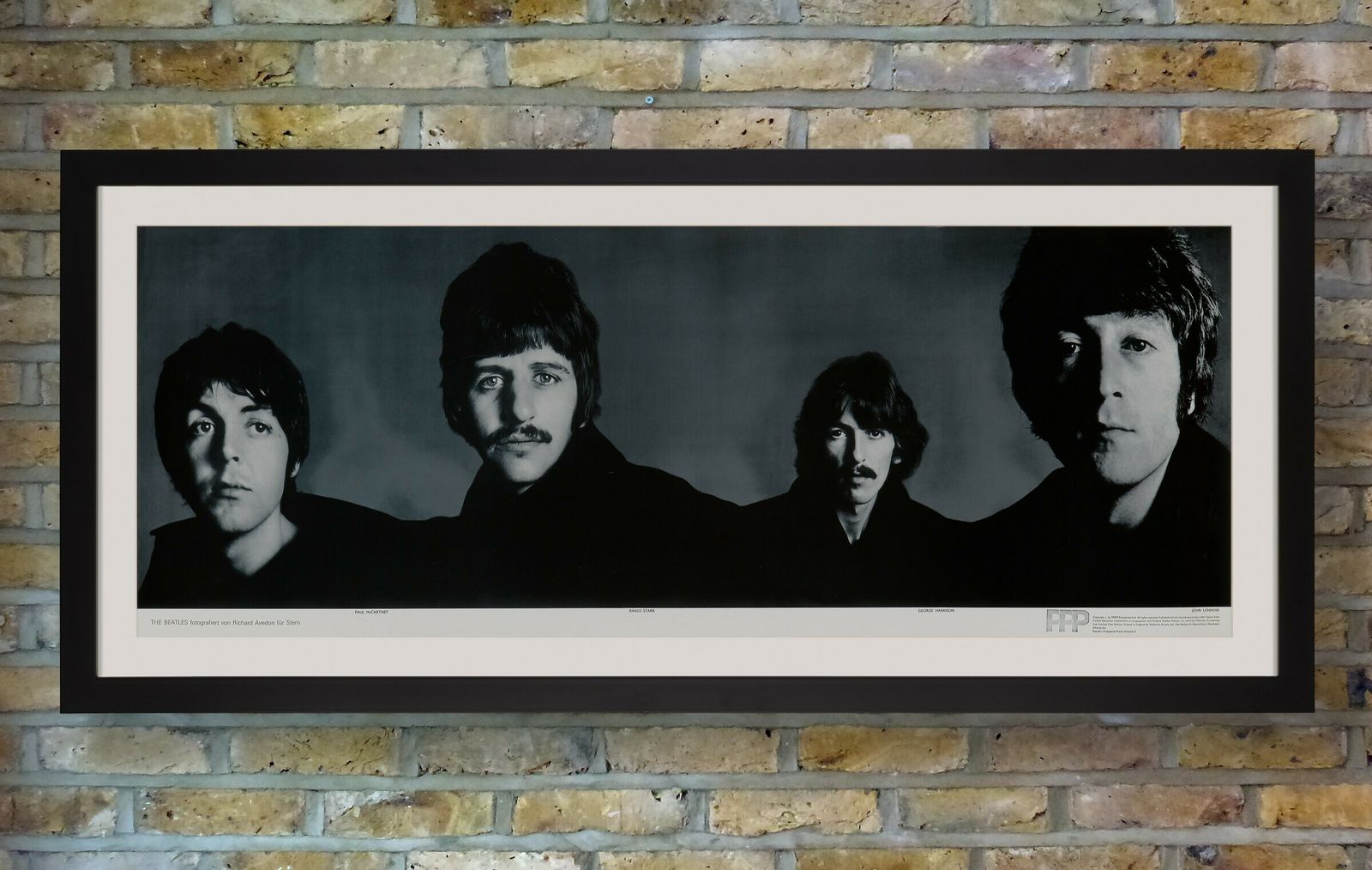 Art 'The Beatles' Complete Set Of Five Promotional Posters By Richard Avedon, 1967 photo