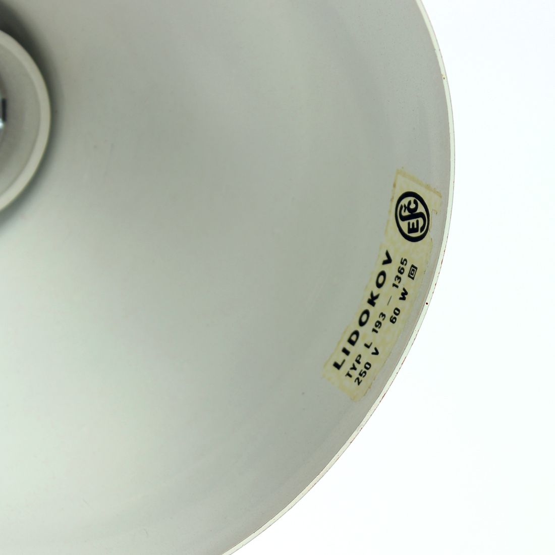 Midcentury Lidokov L193 Table Lamp By Josef Hurka In Red Metal, Czechoslovakia 1960s photo 225.0