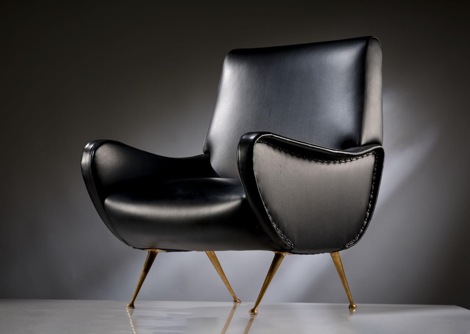 Stylish Mid Century ‘Lady Chair’ In The Manner Of Marco Zanuso, Italy Circa 1950s