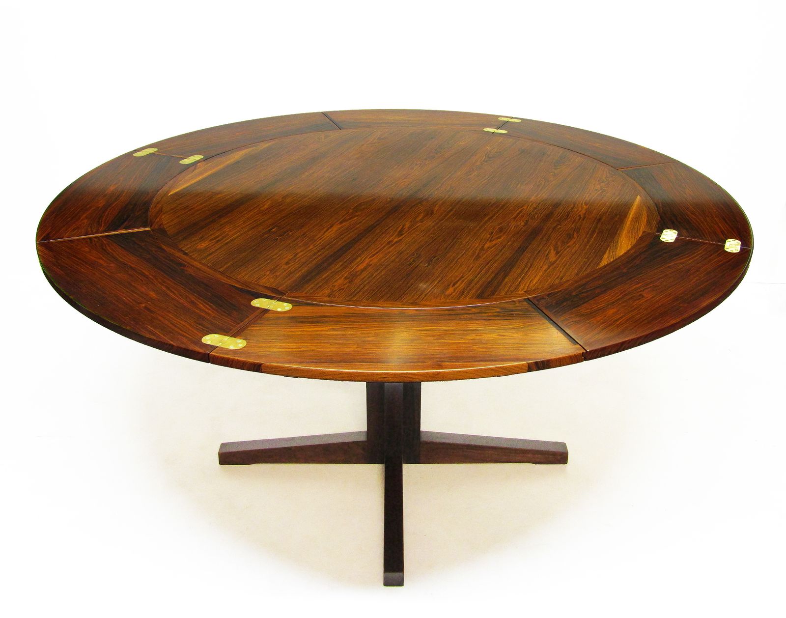 photo for sale Six Dining Chairs In Danish Rosewood And Ivory Bouclé By Sven Ivar Dysthe For Dokka