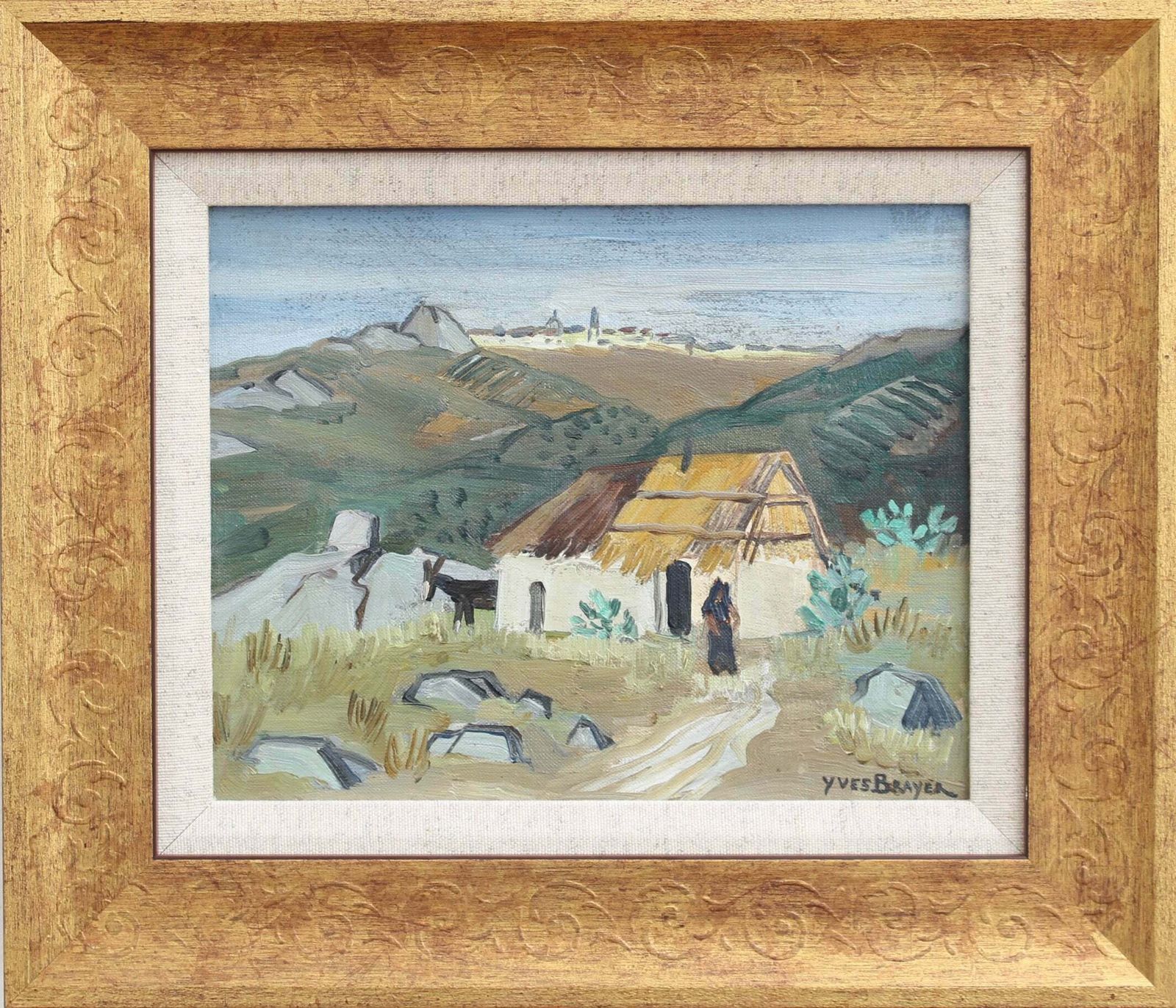 'Sicilian Farmhouse' By Yves Brayer (Circa 1950s)