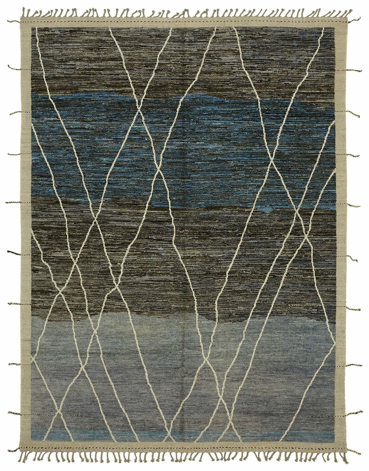 Handmade Tribal Moroccan Rug 280 Cm X 372 Cm