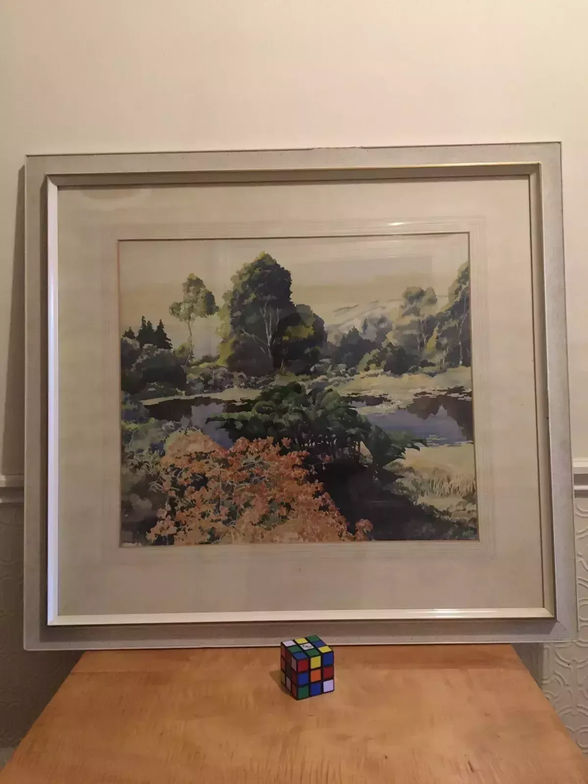 Large Original Watercolour Painting L W Daniels Mid Century Art Landscape photo buy
