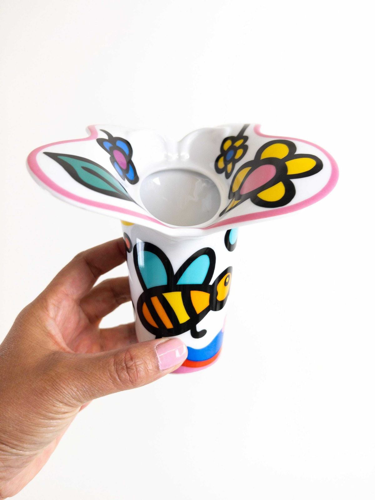 Florinda Series Vase By Maarten Vrolijk For Rosenthal Studio Line   90s Porcelain Vase photo furniture