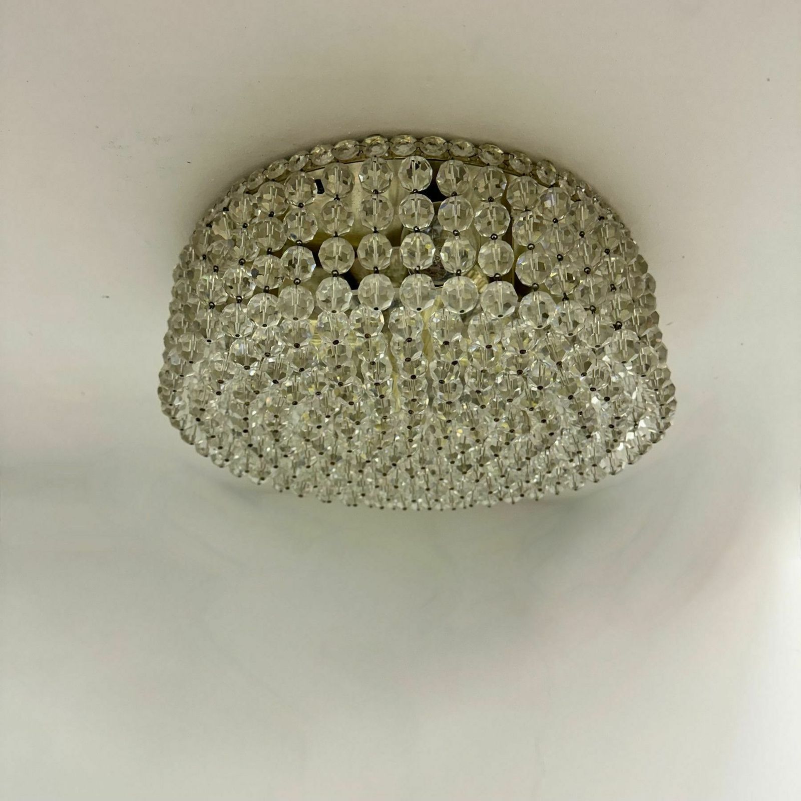 1335.0 Plafondlamp Met Swarovski Kristallen, Jaren 1970 photo