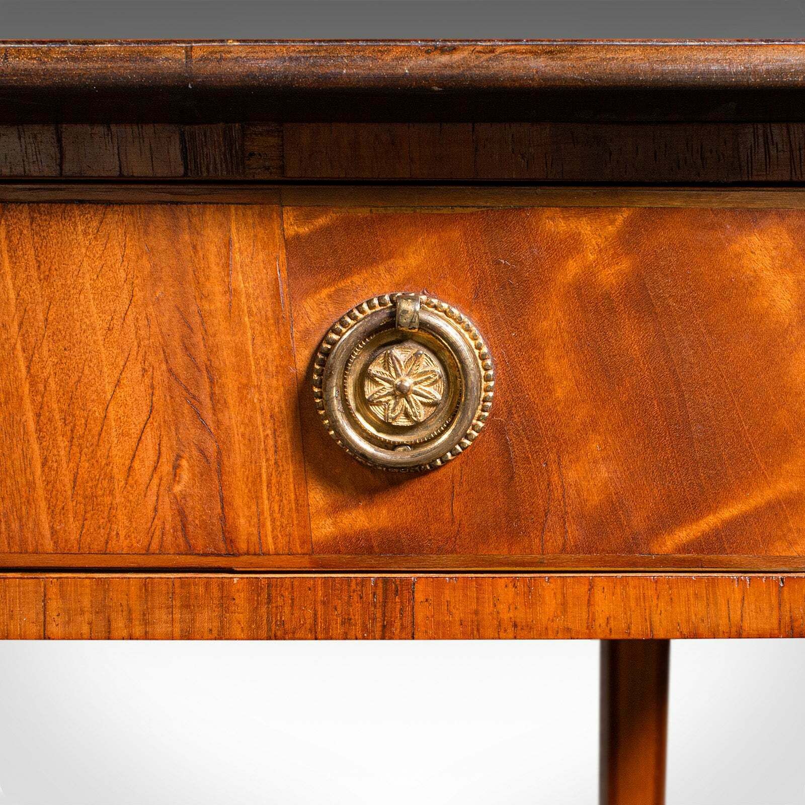 3850.0 Small Antique Pembroke Table, English Satinwood, Occasional, Williamson, Regency photo