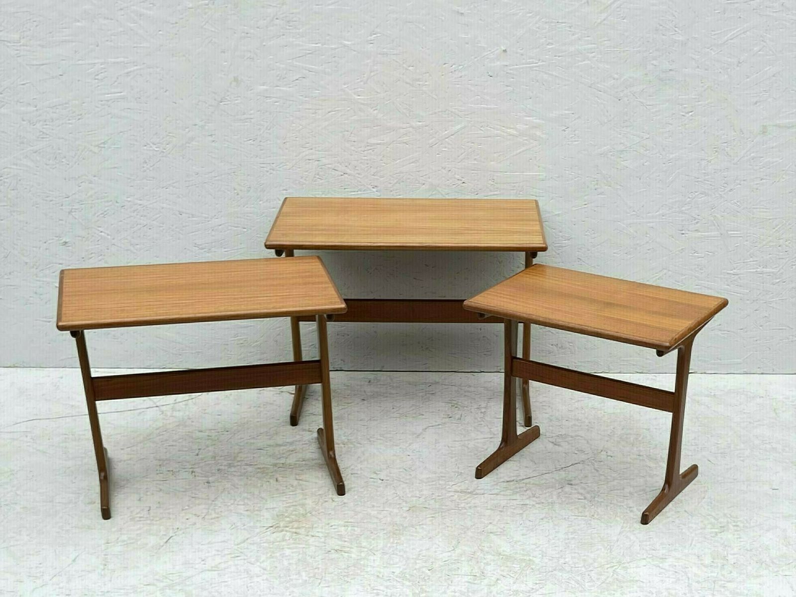 Mid Century Danish Nesting Tables By Kai Kristiansen For Vildbjerg photo for sale