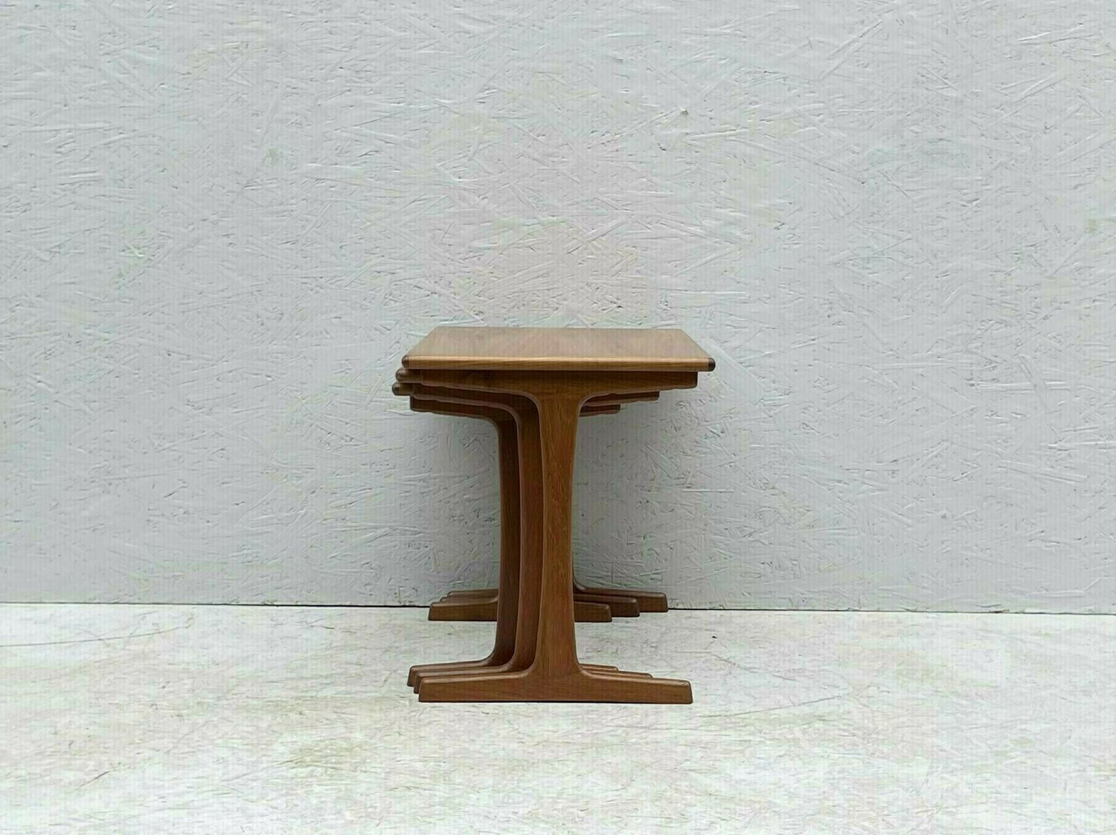Furniture Mid Century Danish Nesting Tables By Kai Kristiansen For Vildbjerg photo