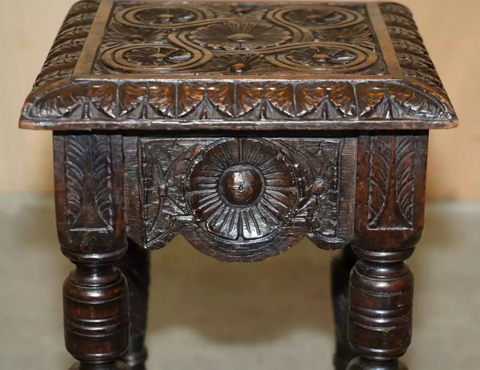 photo furniture Exquisite Side Table Made From The Timber Of Hms Foudroyant Nelsons Flagship