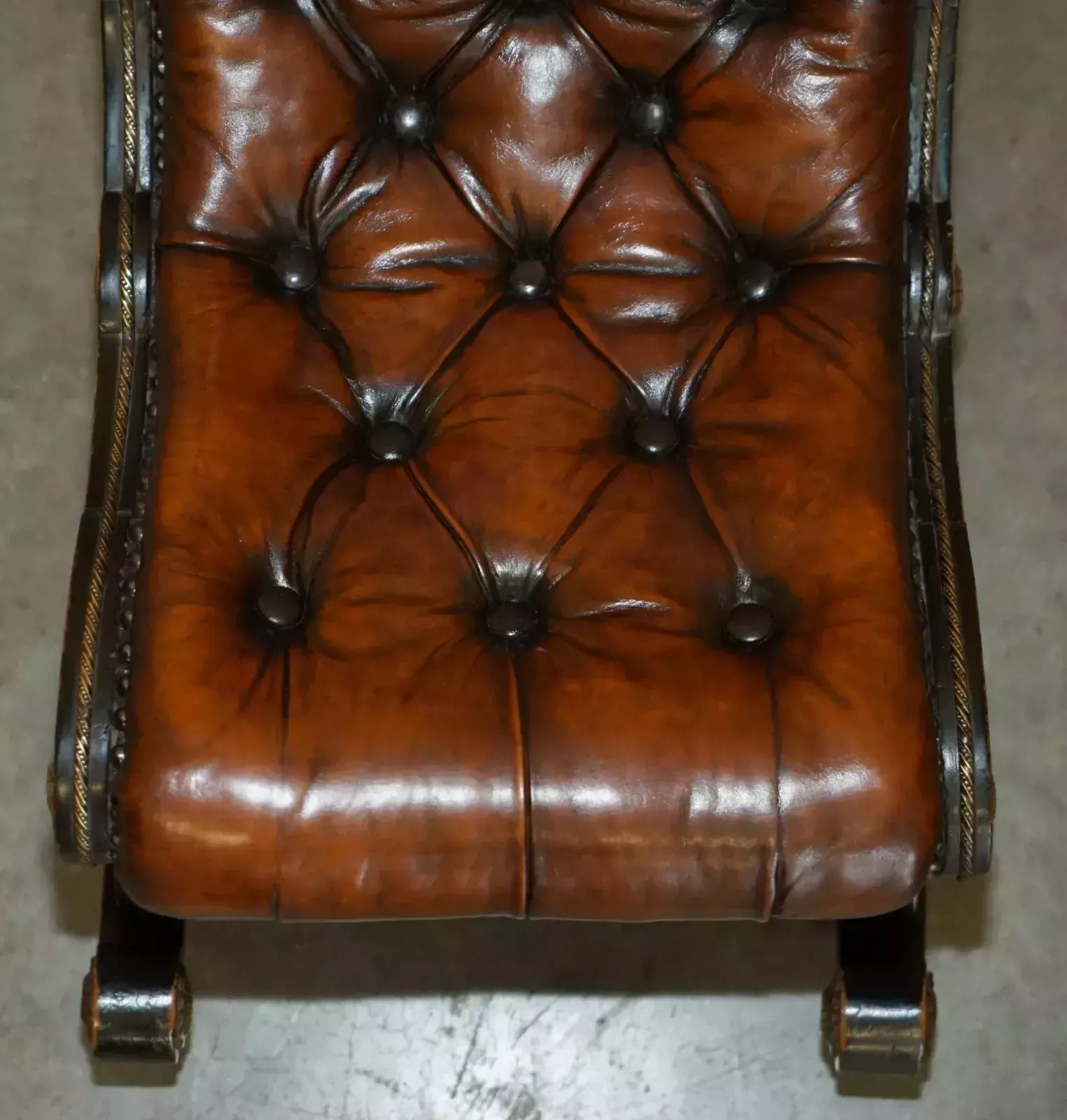 Fully Restored Antique Victorian Aesthetic Movement Chesterfield Rocking Chair photo vinterior