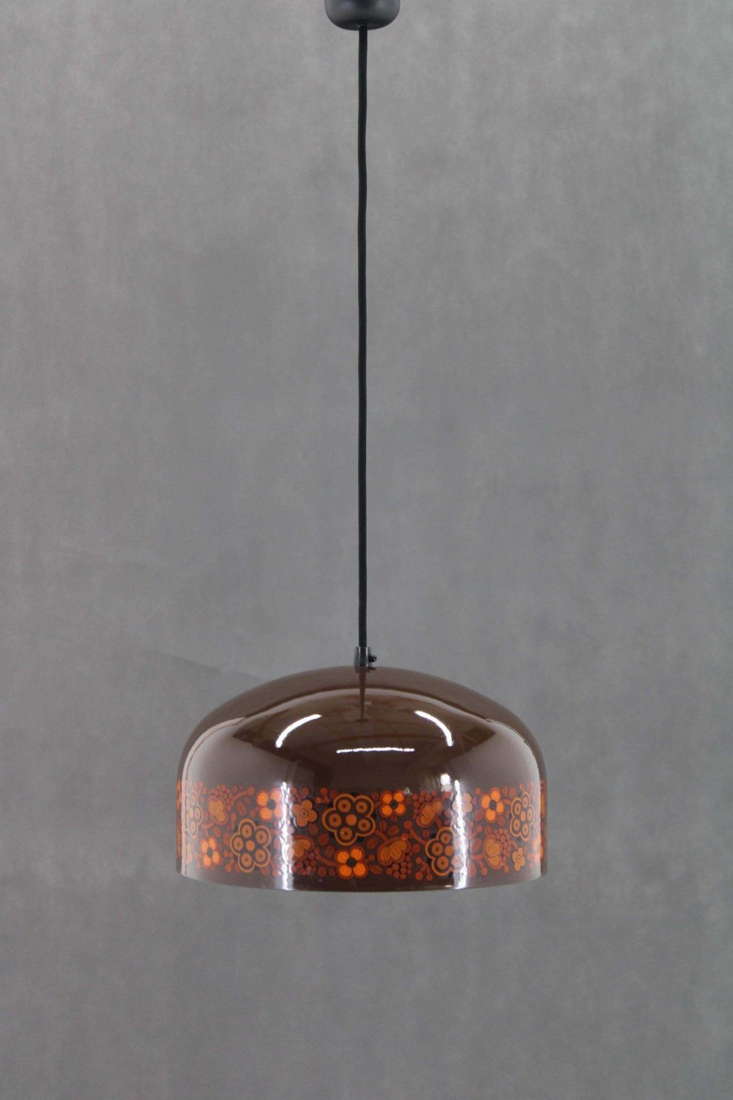 1970s Pendant Lamp With Floral Motiv, Czechoslovakia photo furniture