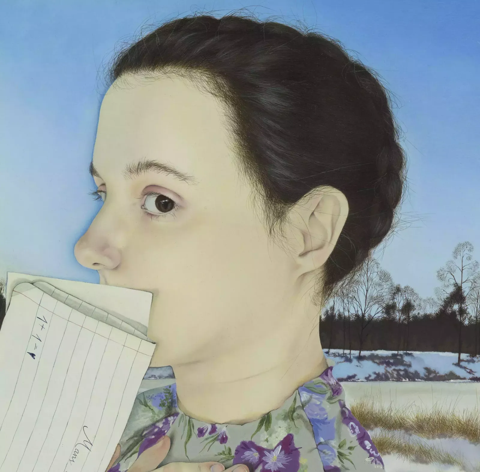 A Letter From A Friend   Portrait Painting photo for sale