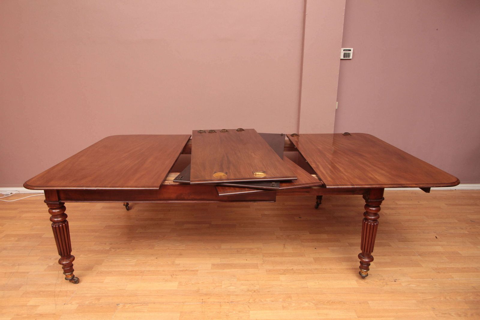 photo for sale A Cuban Mahogany Extending Dining Table C1820 By Charles Stewart