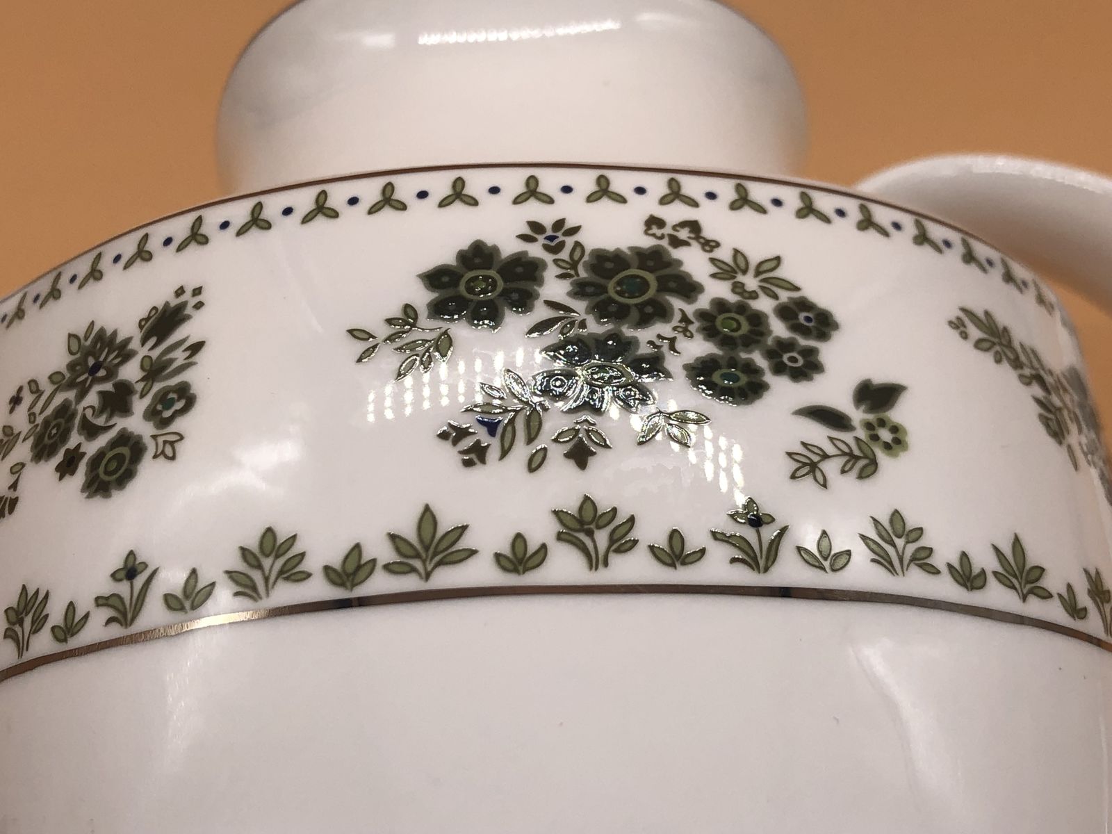 photo for sale Royal Doulton China Valley Green Design 2 Pint Capacity Coffee Pot. H5015.
