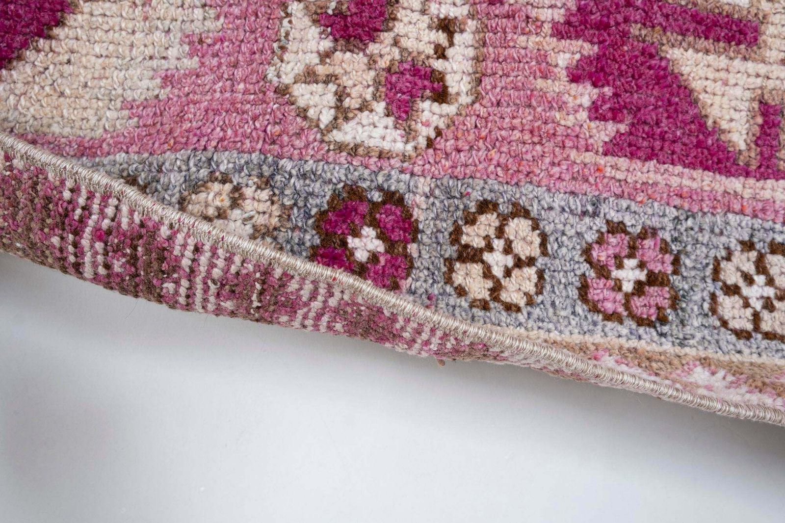 photo furniture Handnotted Turkish Kurdish Herki Runner Rug 2'7" X 13'2"