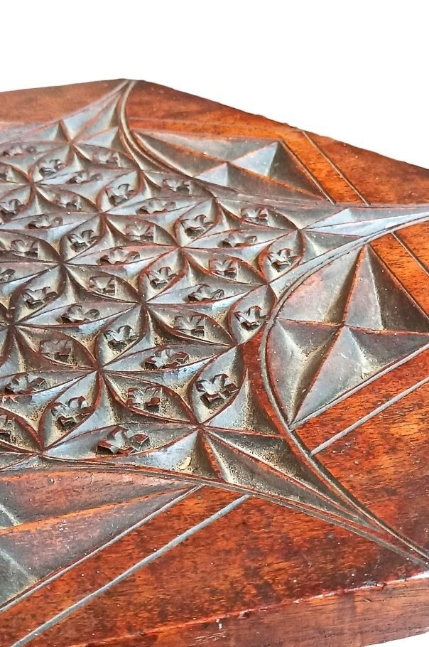 A Moorish Mahogany Side Table By Liberty Of London photo for sale