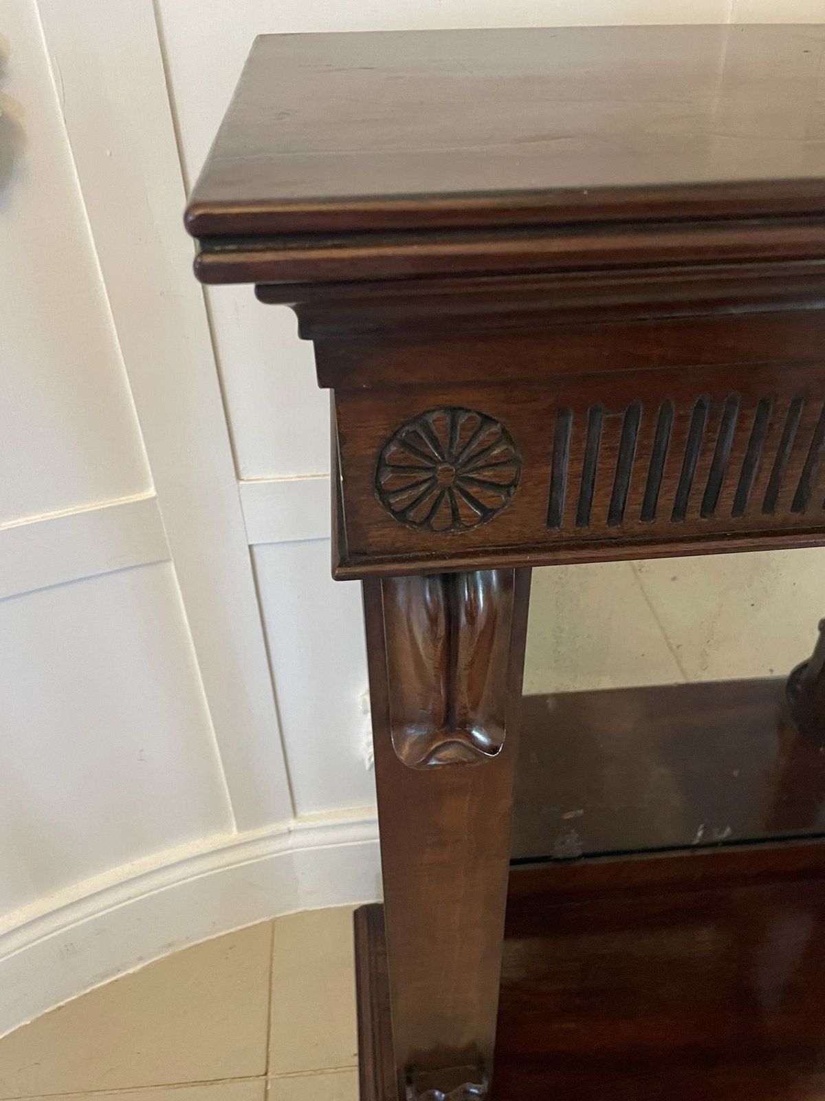 Fine Pair Of Antique Quality Mahogany Console Tables photo buy