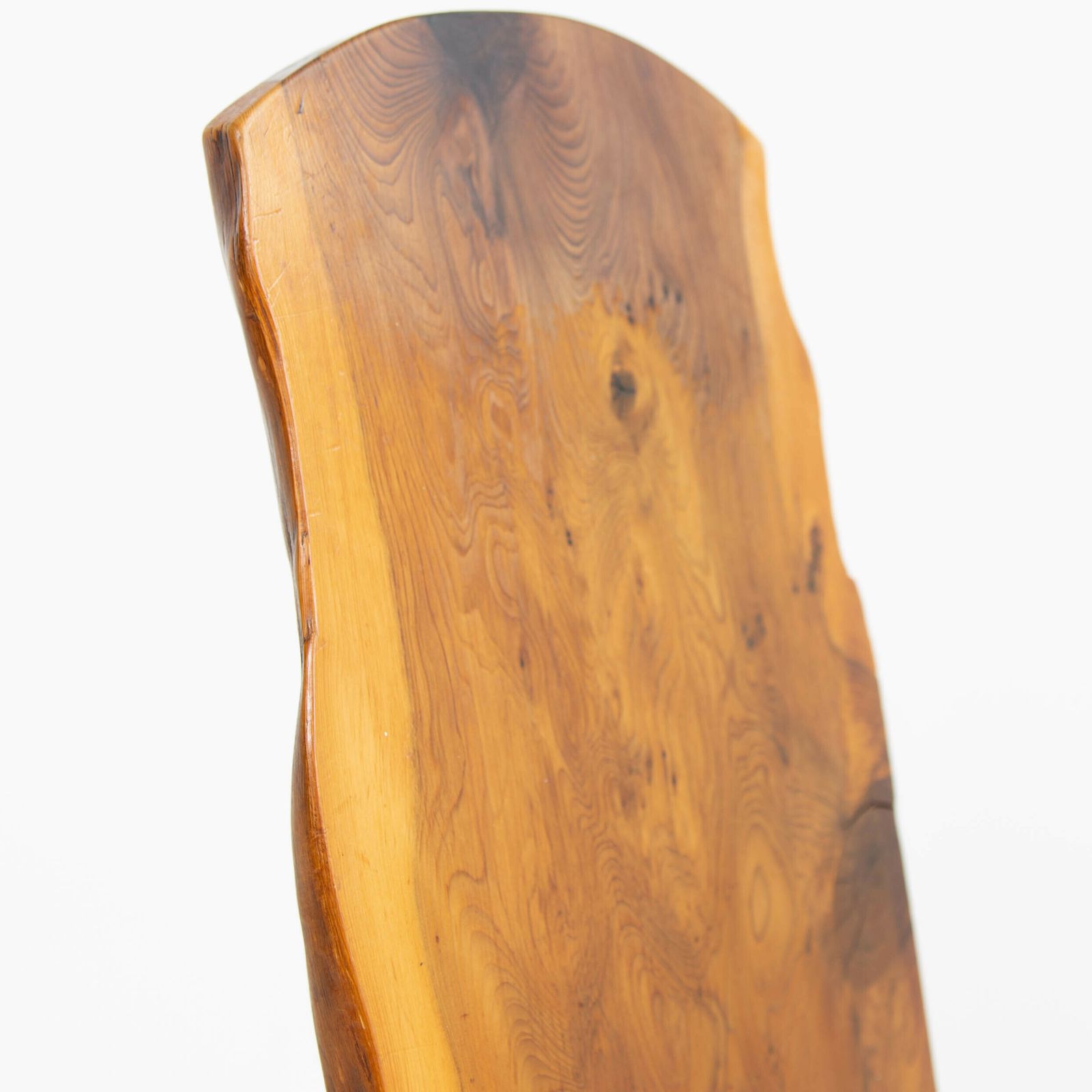 Pair Mid Century Yew 3 Legged Chairs Reynolds Of Ludlow photo vintage