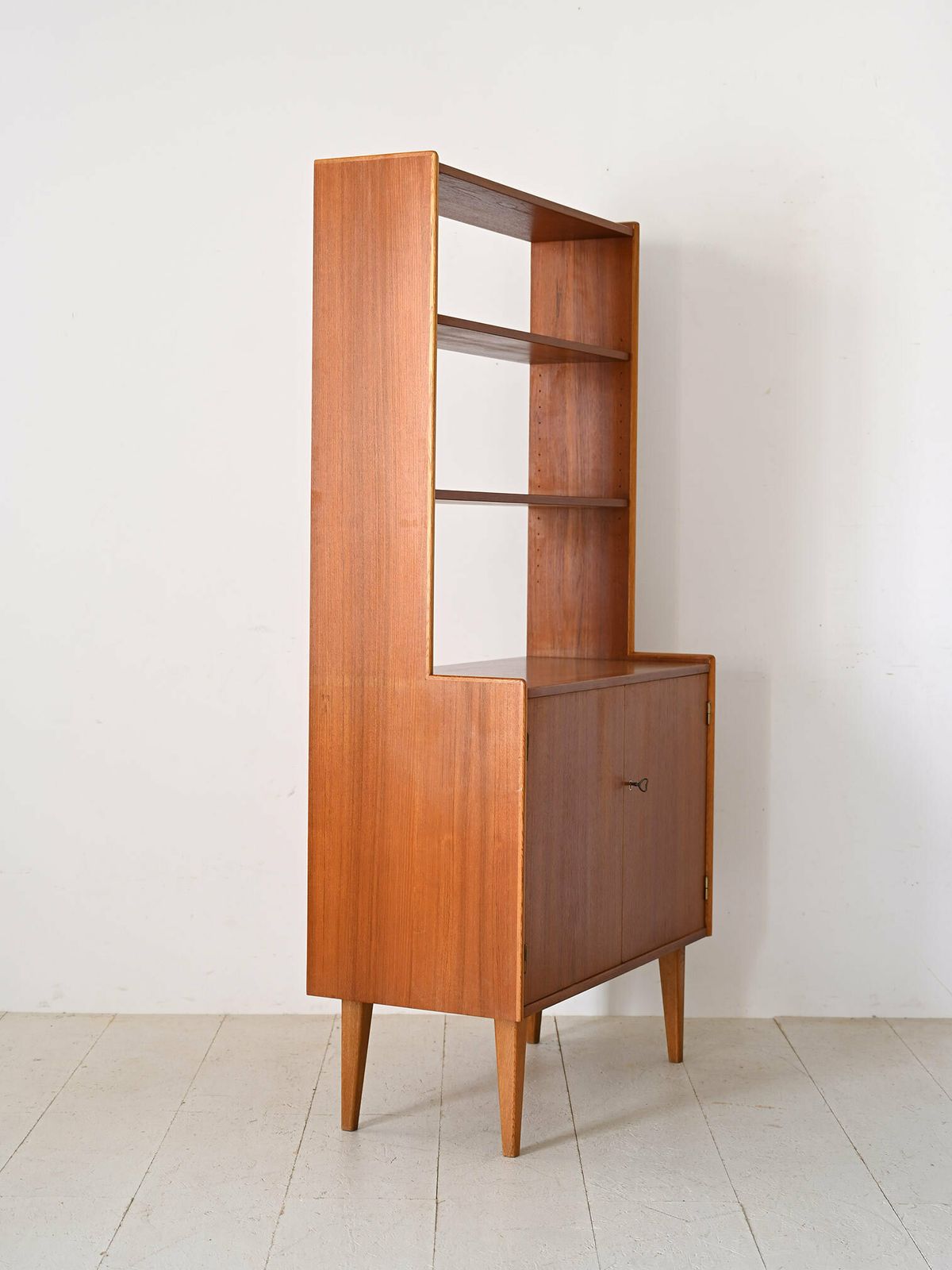 Scandinavian Teak Bookcase From The 1960s. photo furniture