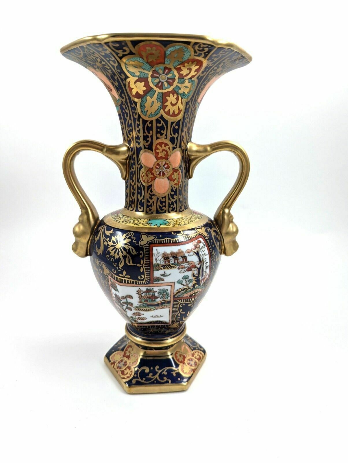 An Ironstone Vase In The Mason Style, C. 19th Century. photo Home Decor