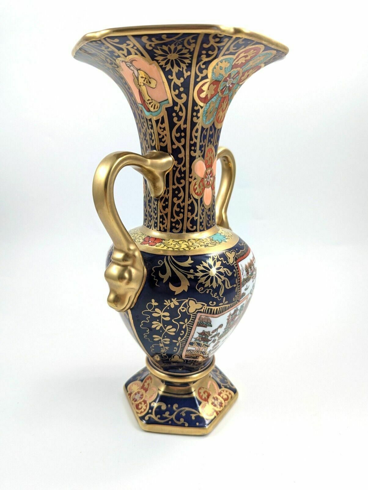 An Ironstone Vase In The Mason Style, C. 19th Century. photo vinterior