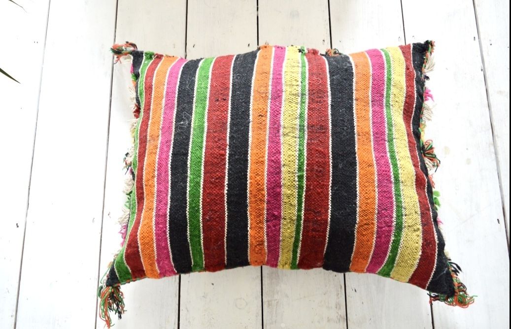 Vintage Moroccan Berber Pillow Cushion Cover Kilim photo 140.0