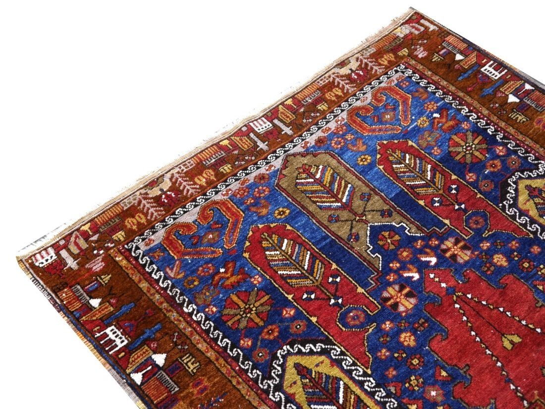 photo vintage Anatolian Antique Yahyali Village Prayer Rug 1900   1920 Collectors Item