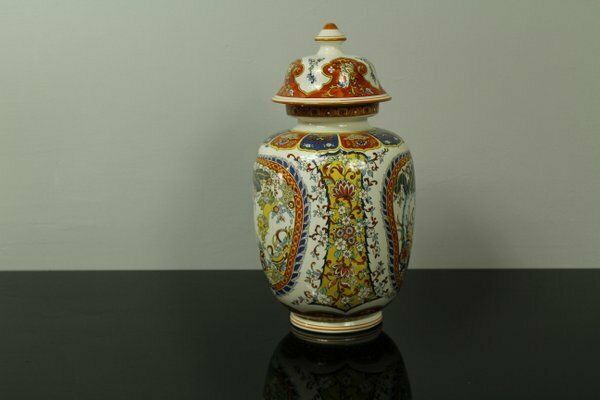 Italian Chinoserie Vase In Glass, 1970s photo furniture