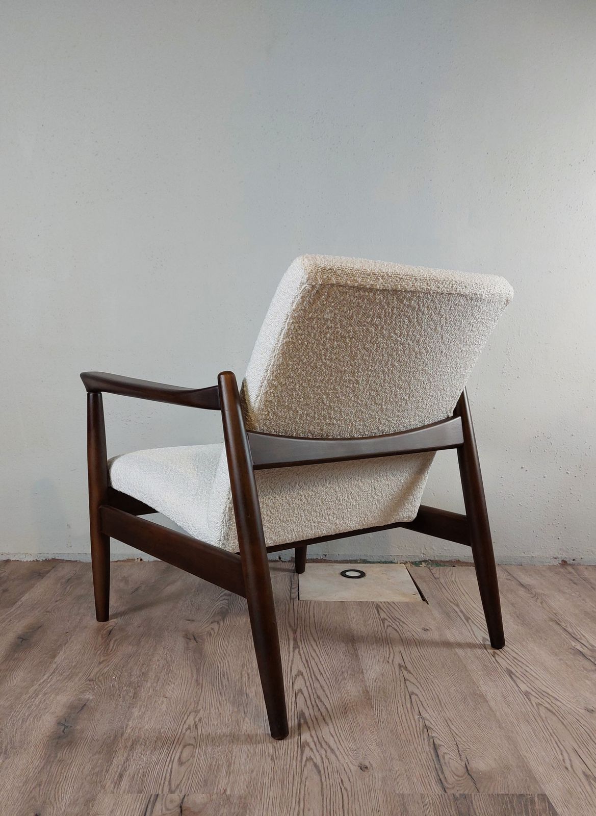 Vintage Lounger By Edmund Homa, Polish Mid Century 1960s photo vinterior